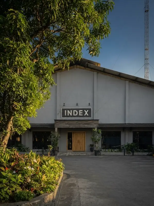 Tampilan depan gedung kantor PT INDEX