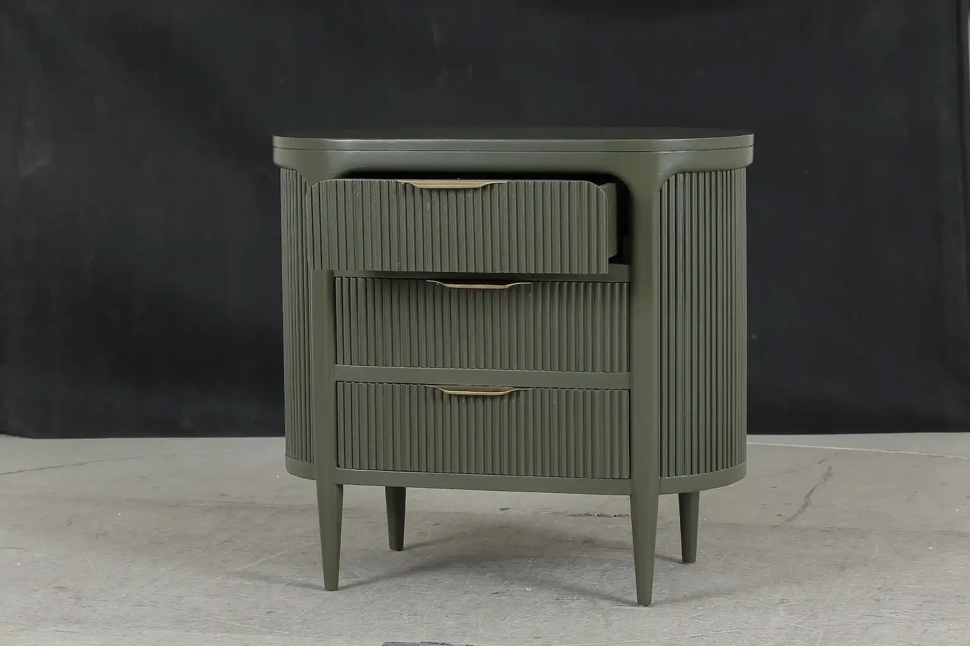 Siluet oval beralur